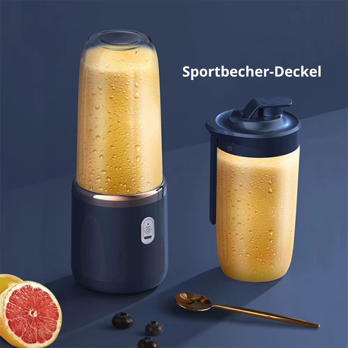 Tragbarer Smoothie-Mixer mit 2 Bechern