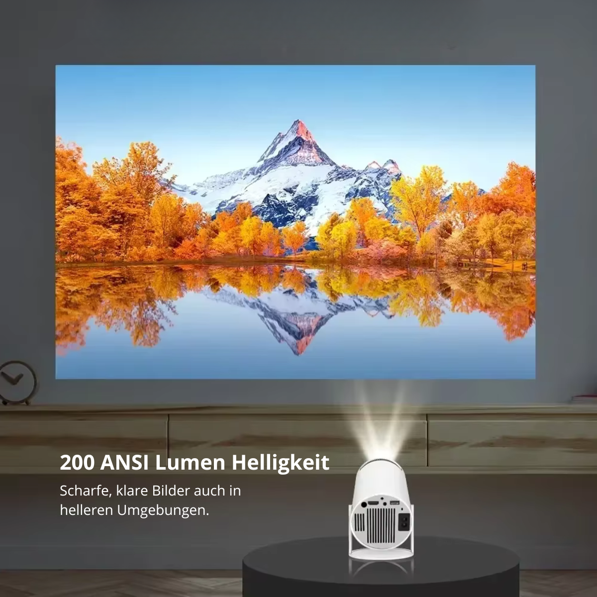 Projektor HY300 Mini Home Cinema 4K Wi-Fi