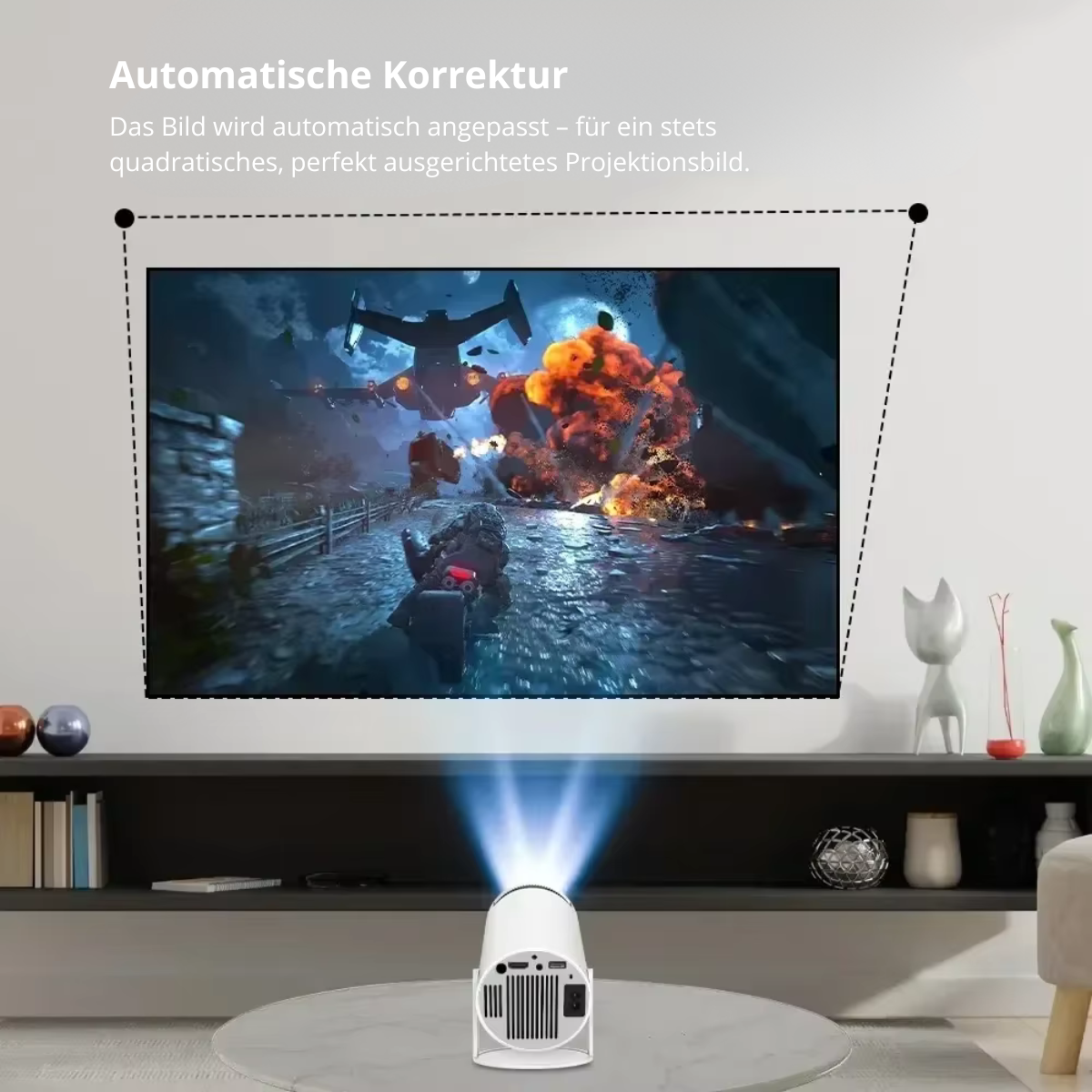 Projektor HY300 Mini Home Cinema 4K Wi-Fi