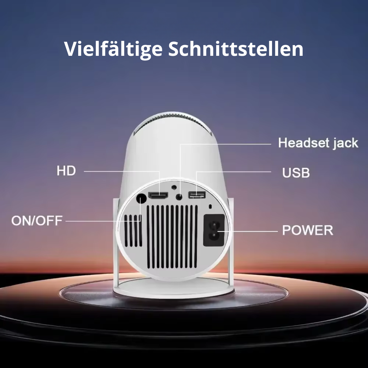 Projektor HY300 Mini Home Cinema 4K Wi-Fi
