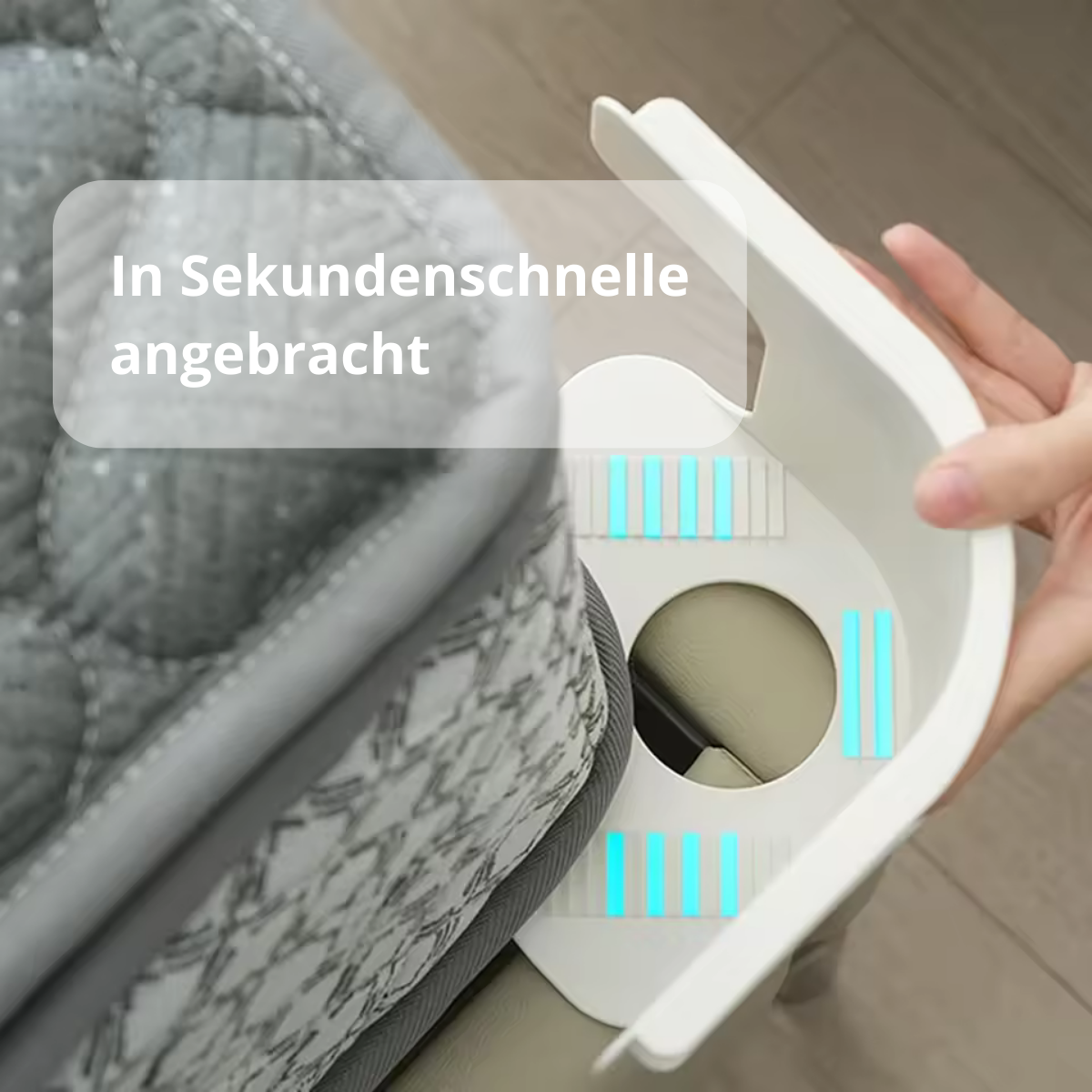 Unsichtbarer Bettlaken-Fixierer