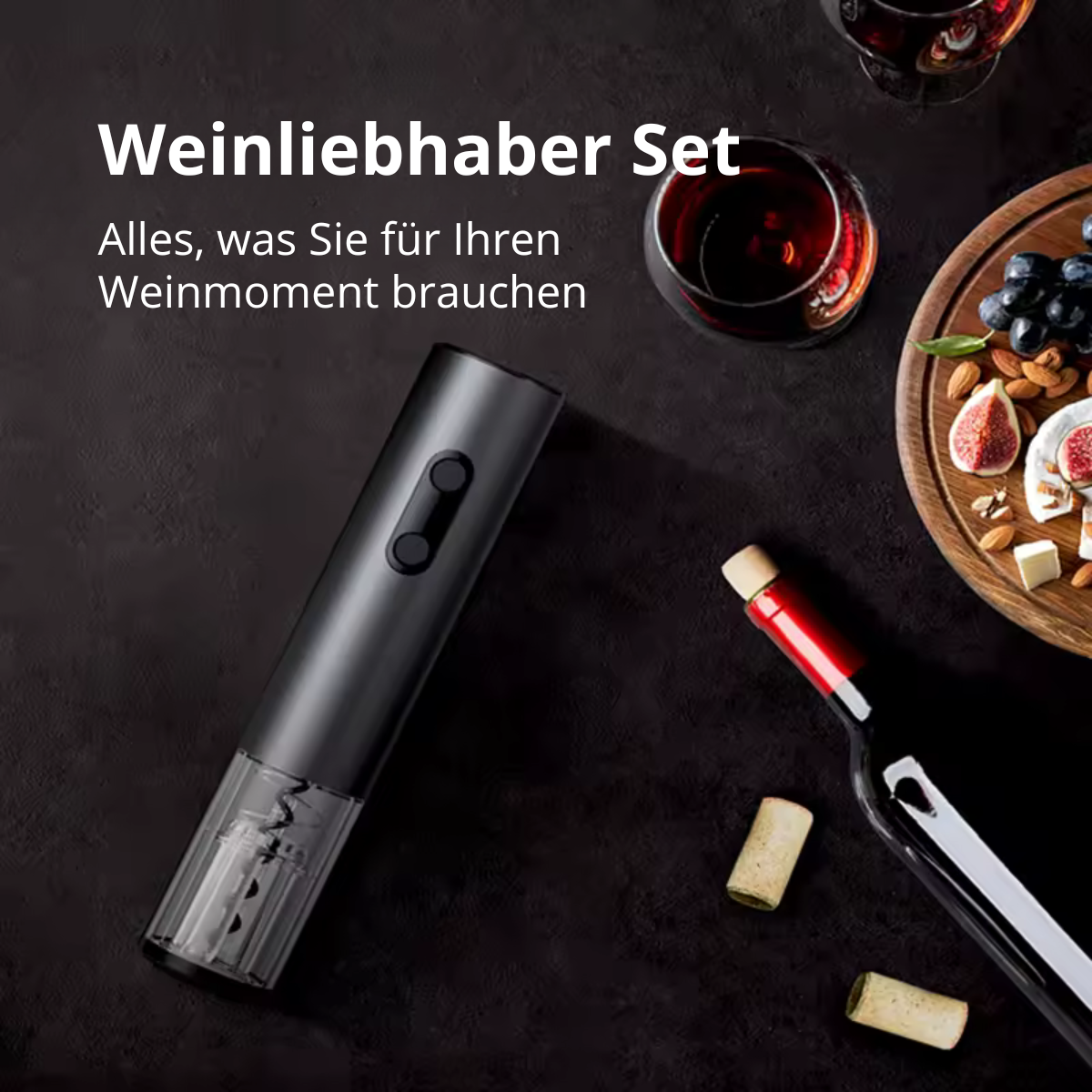 Elektrischer Weinöffner Geschenkset