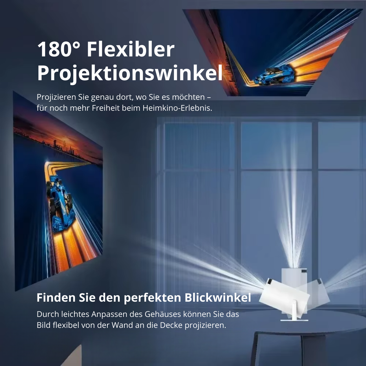 Projektor HY300 Mini Home Cinema 4K Wi-Fi