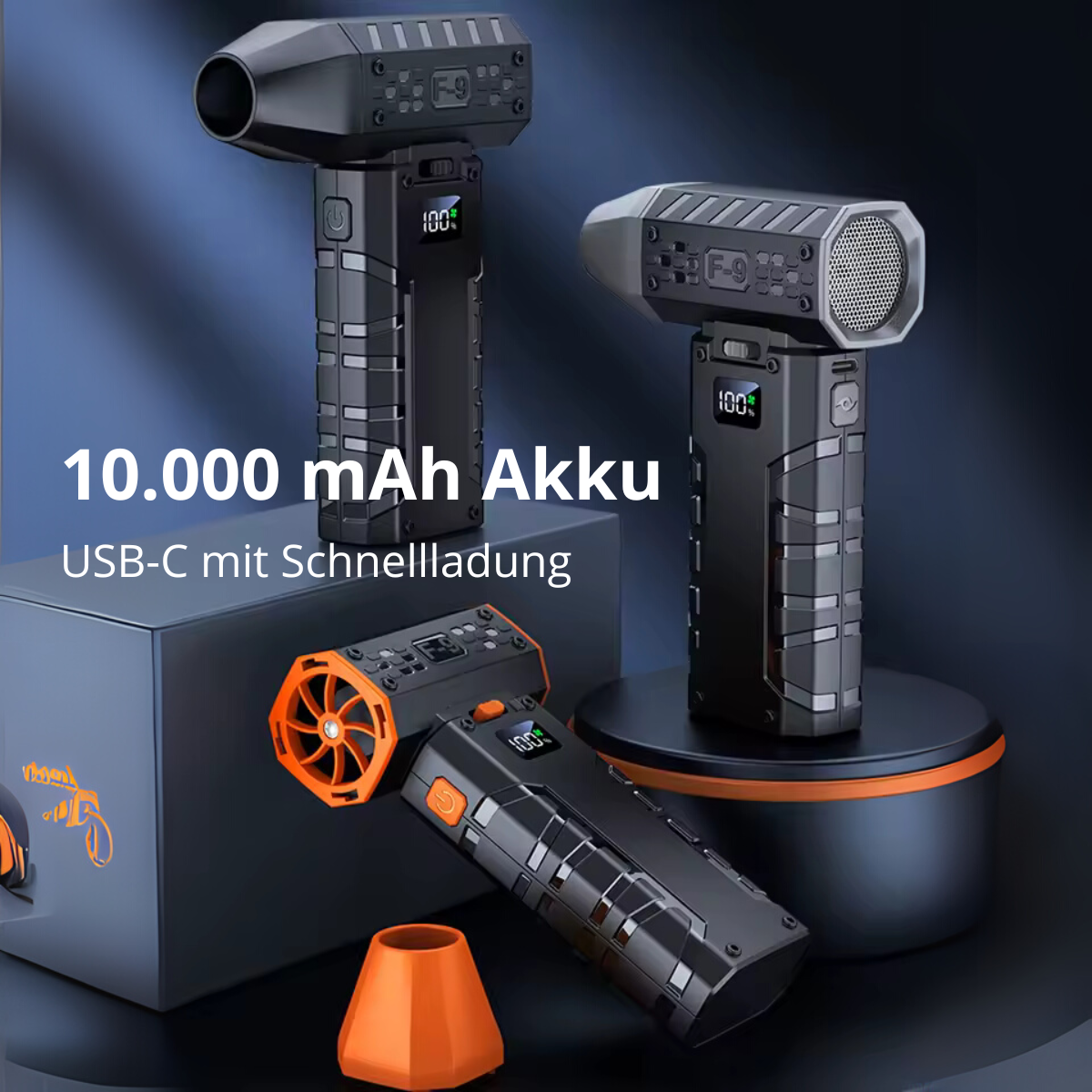 Turbo Luftbläser F16 – 800.000 U/min, 130 km/h