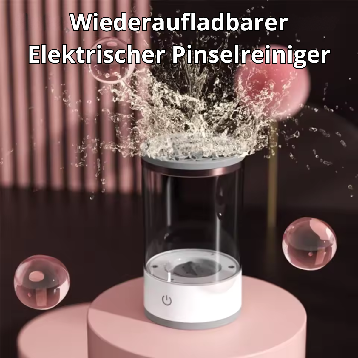 Elektrischer make-up pinselreiniger 3 in 1