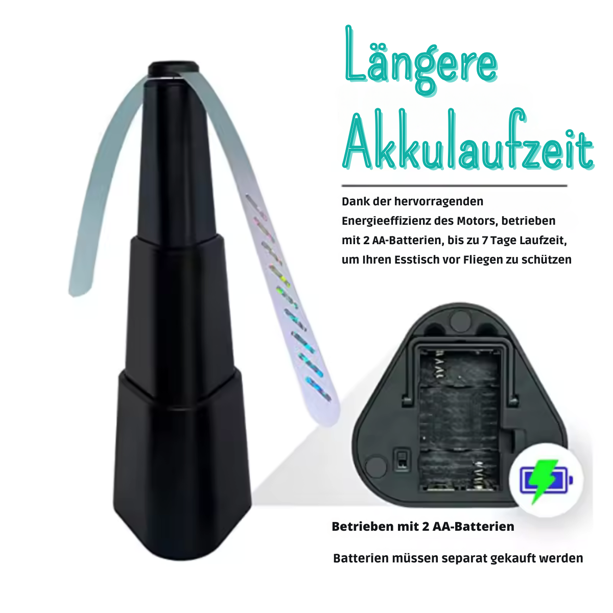 Fliegenabwehr Tischventilator