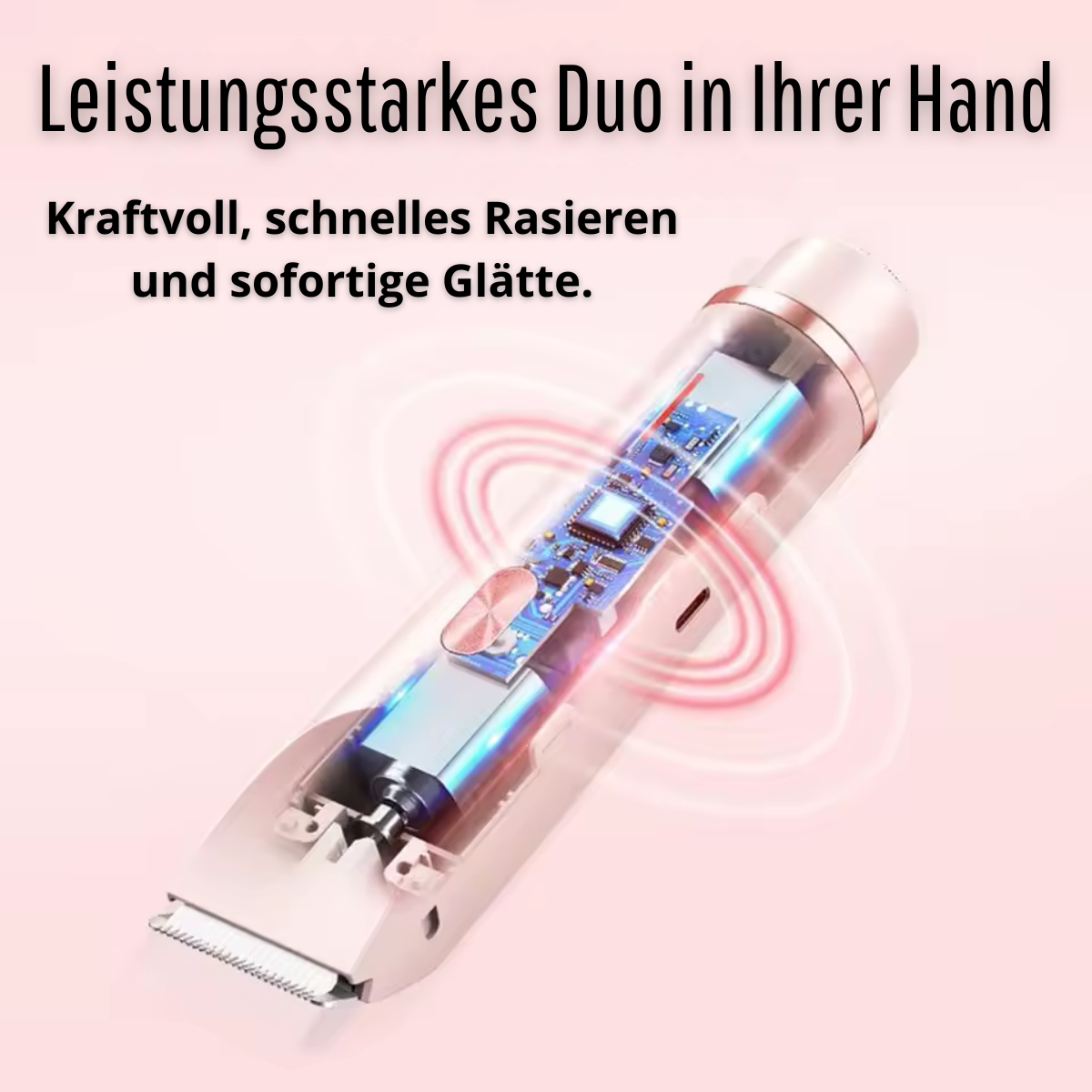 Elektrischer Damenrasierer 2 in 1