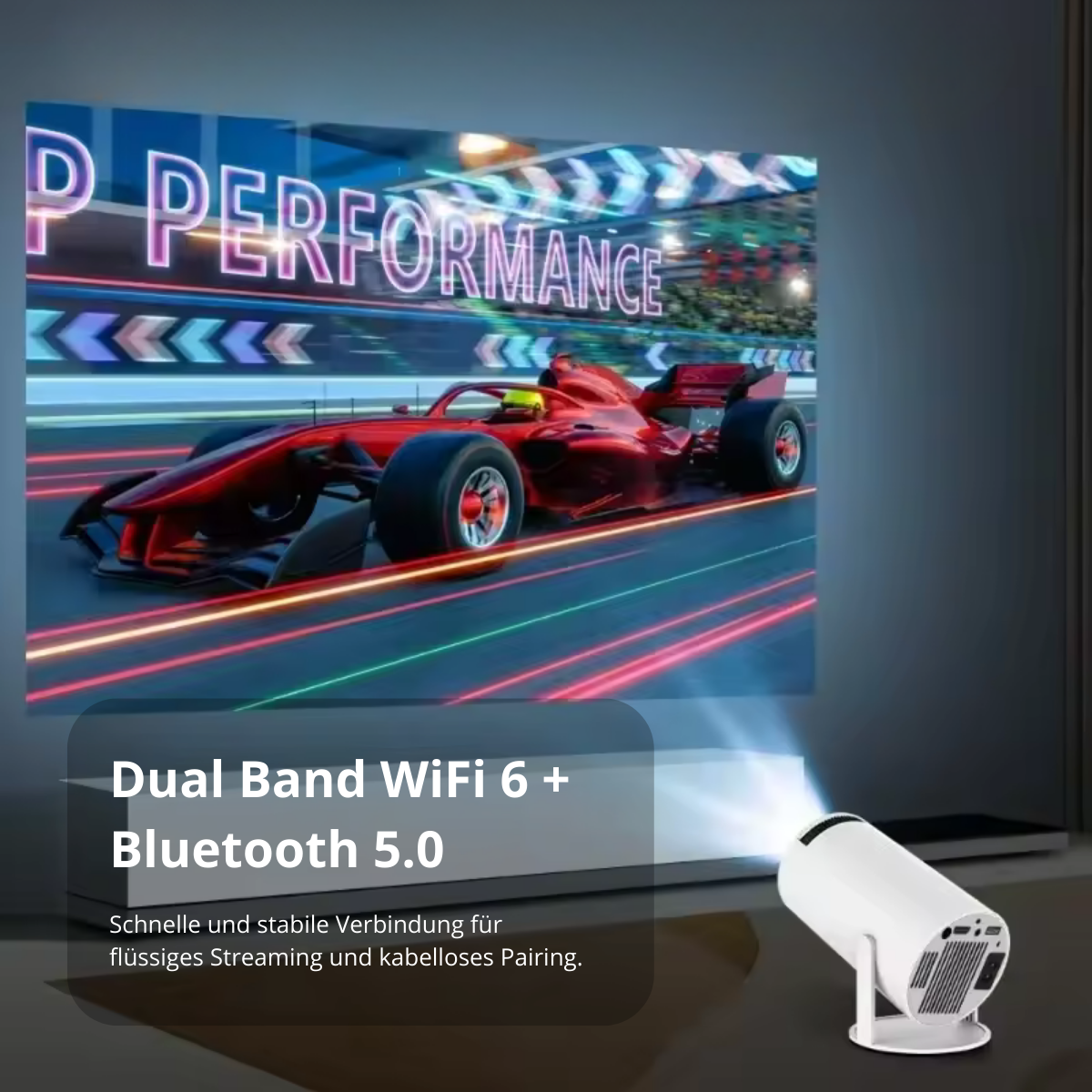 Projektor HY300 Mini Home Cinema 4K Wi-Fi