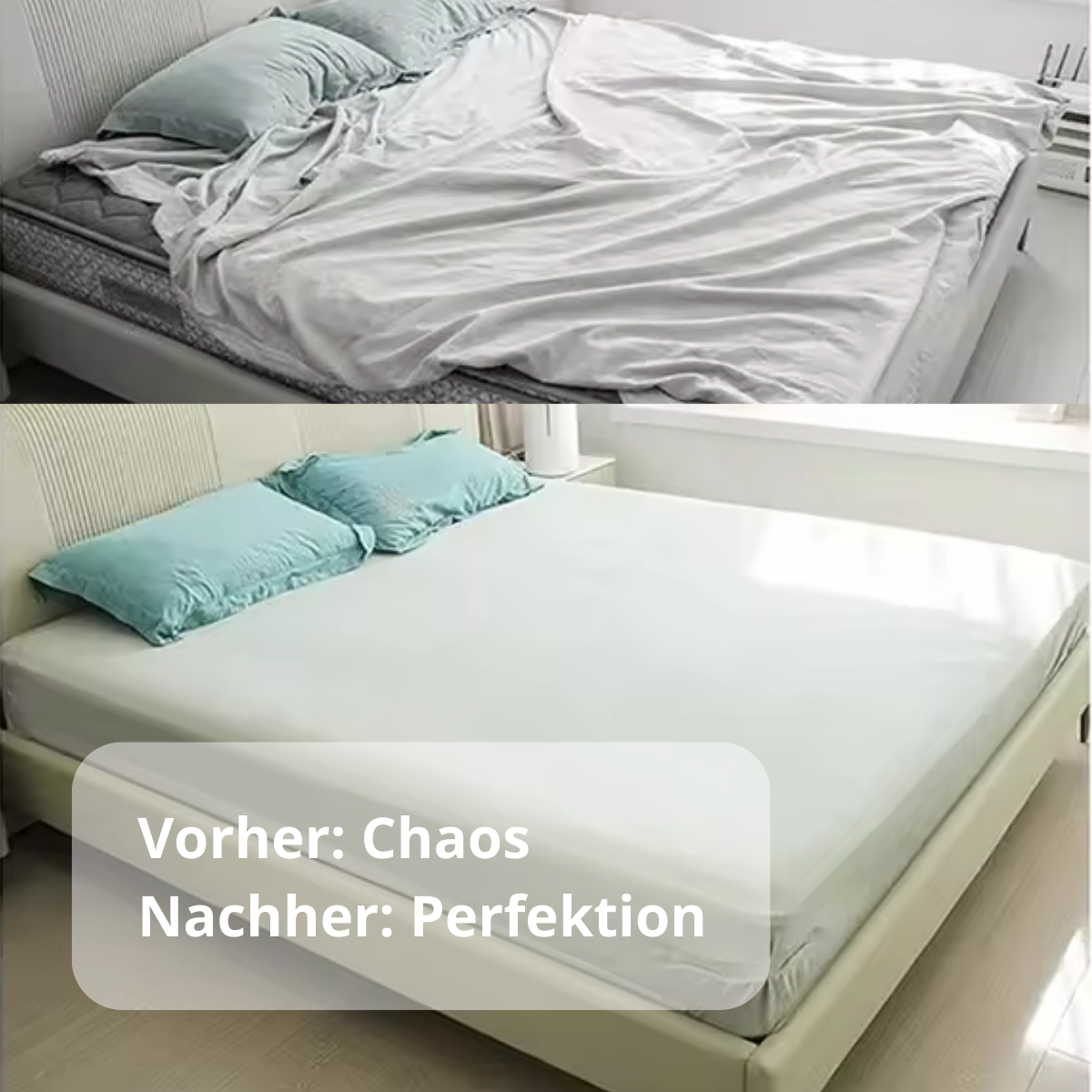 Unsichtbarer Bettlaken-Fixierer