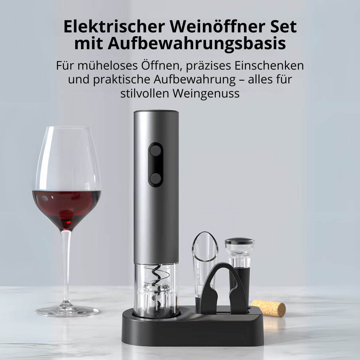 Elektrischer Weinöffner Geschenkset