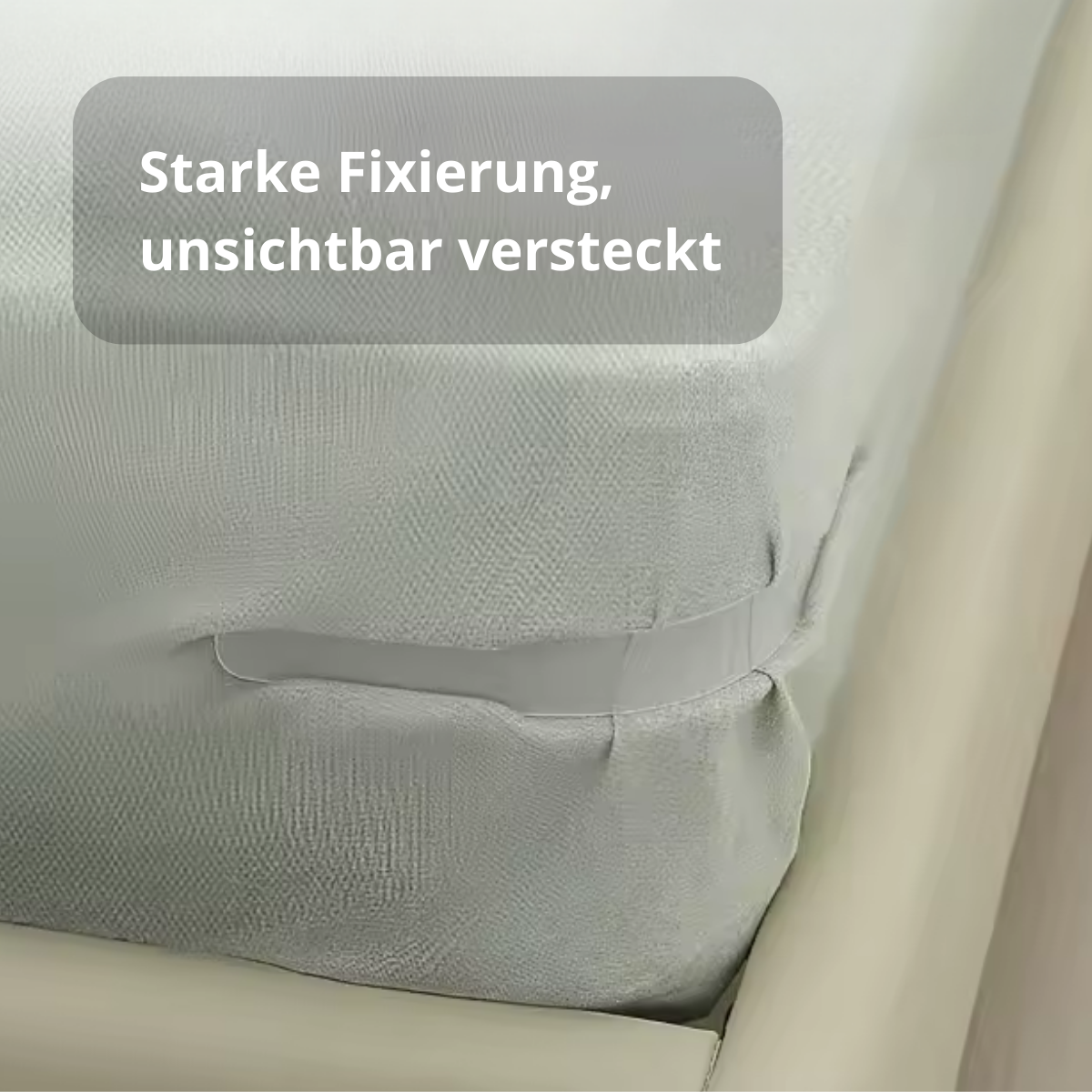 Unsichtbarer Bettlaken-Fixierer