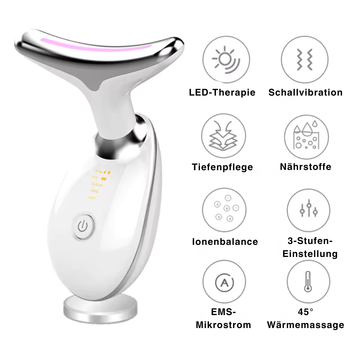 Ems Gesichtsmassagegerät mit Led