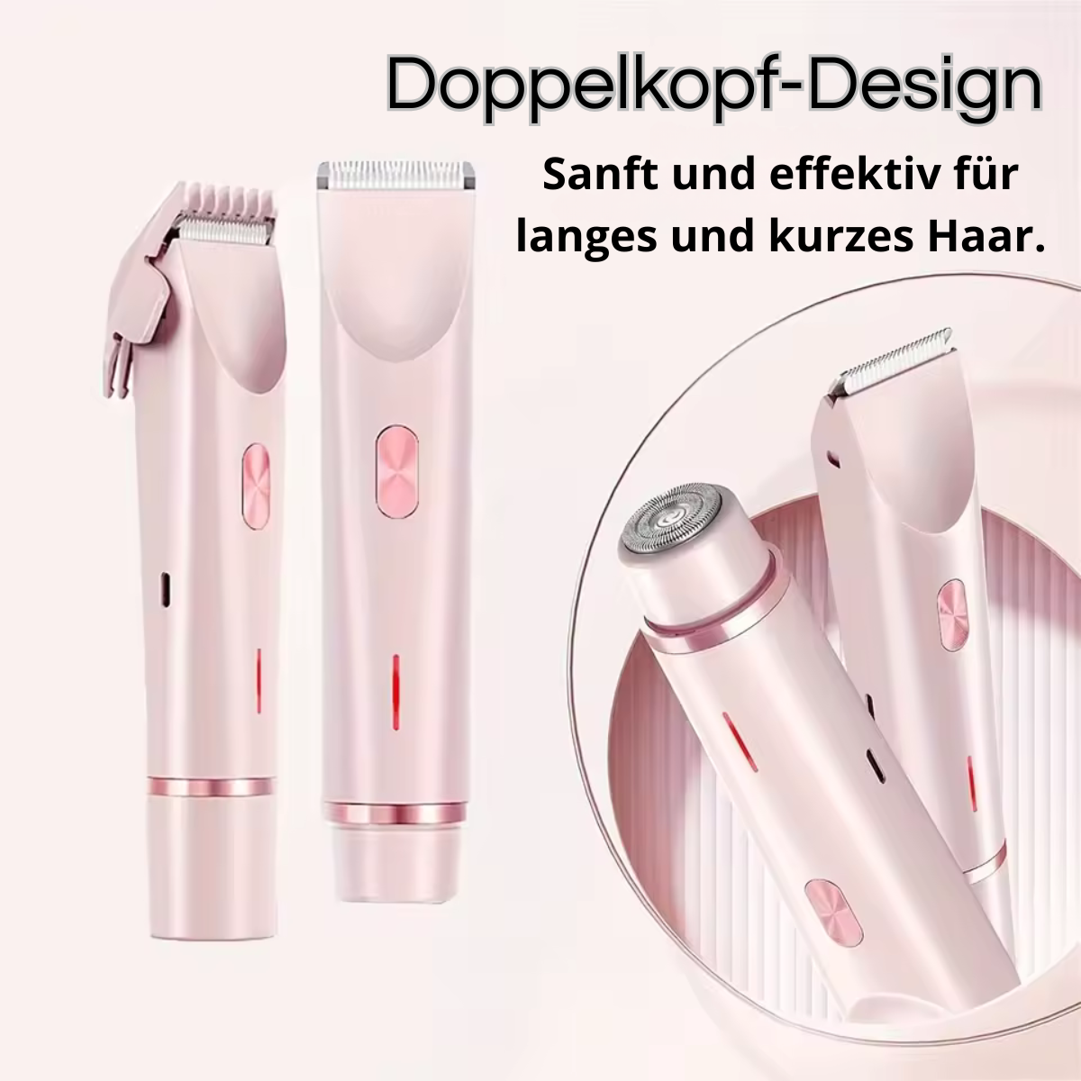Elektrischer Damenrasierer 2 in 1