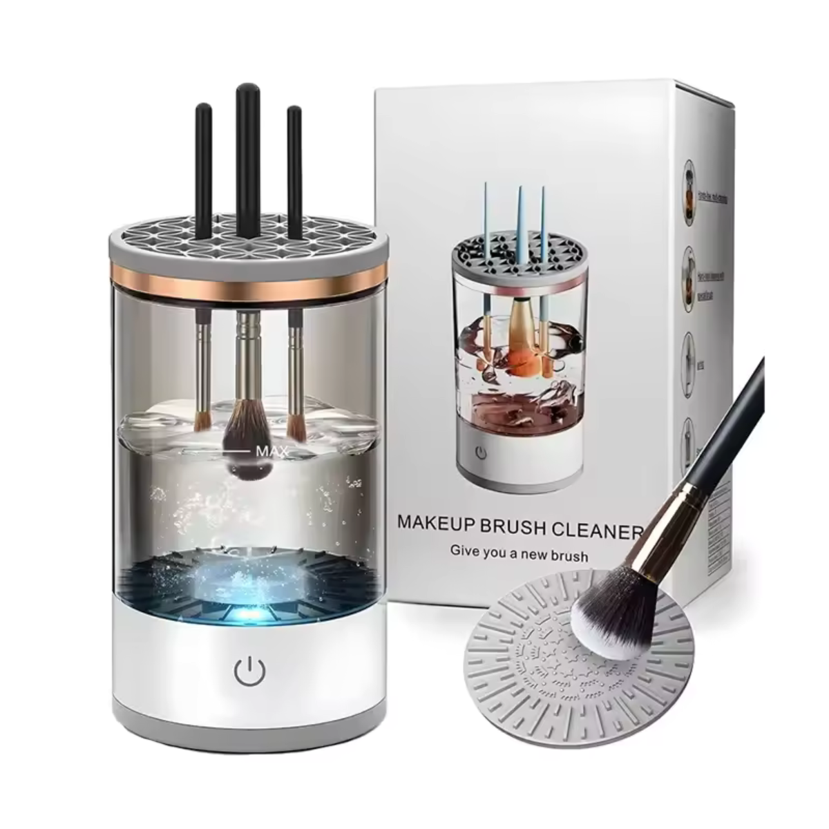 Elektrischer make-up pinselreiniger 3 in 1