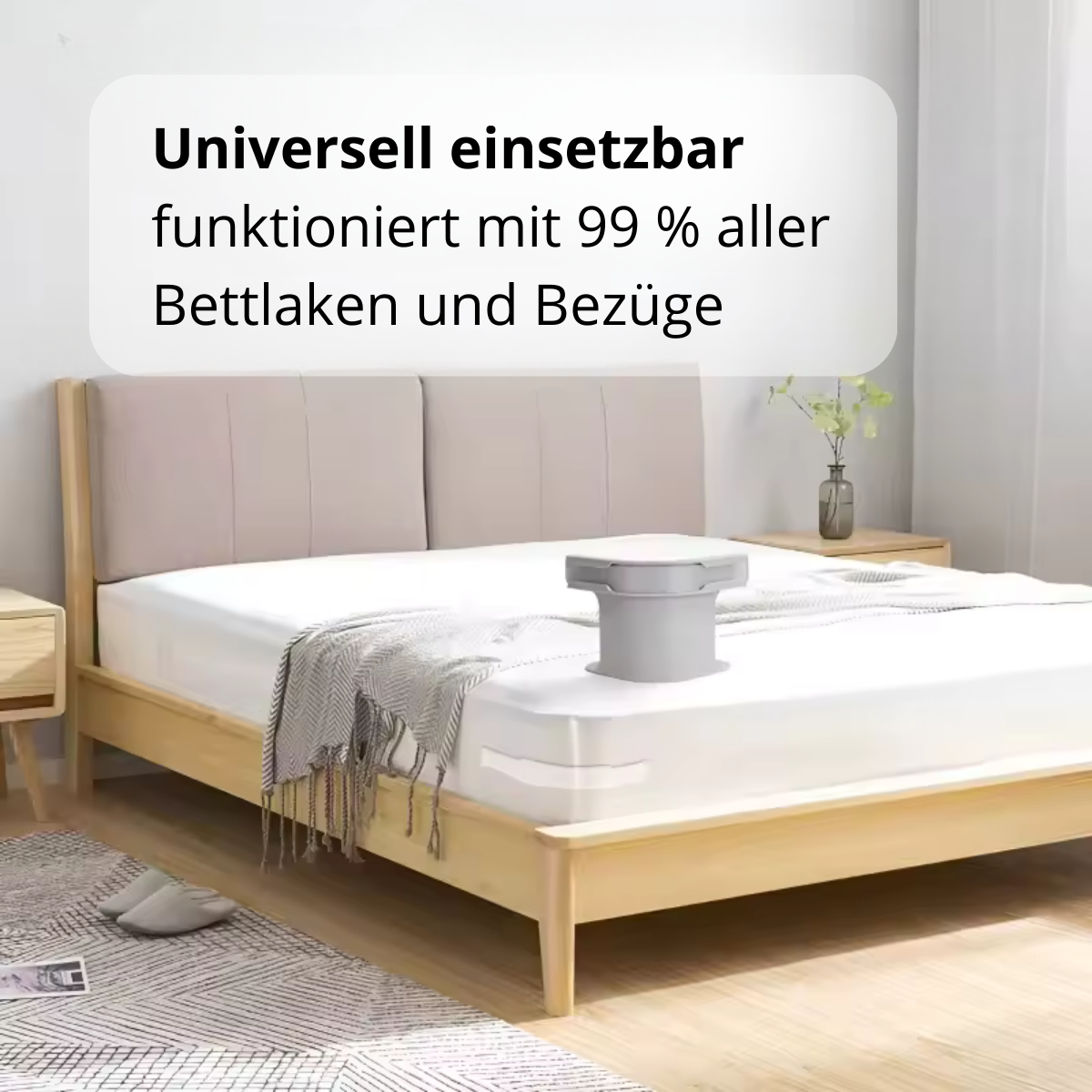 Unsichtbarer Bettlaken-Fixierer
