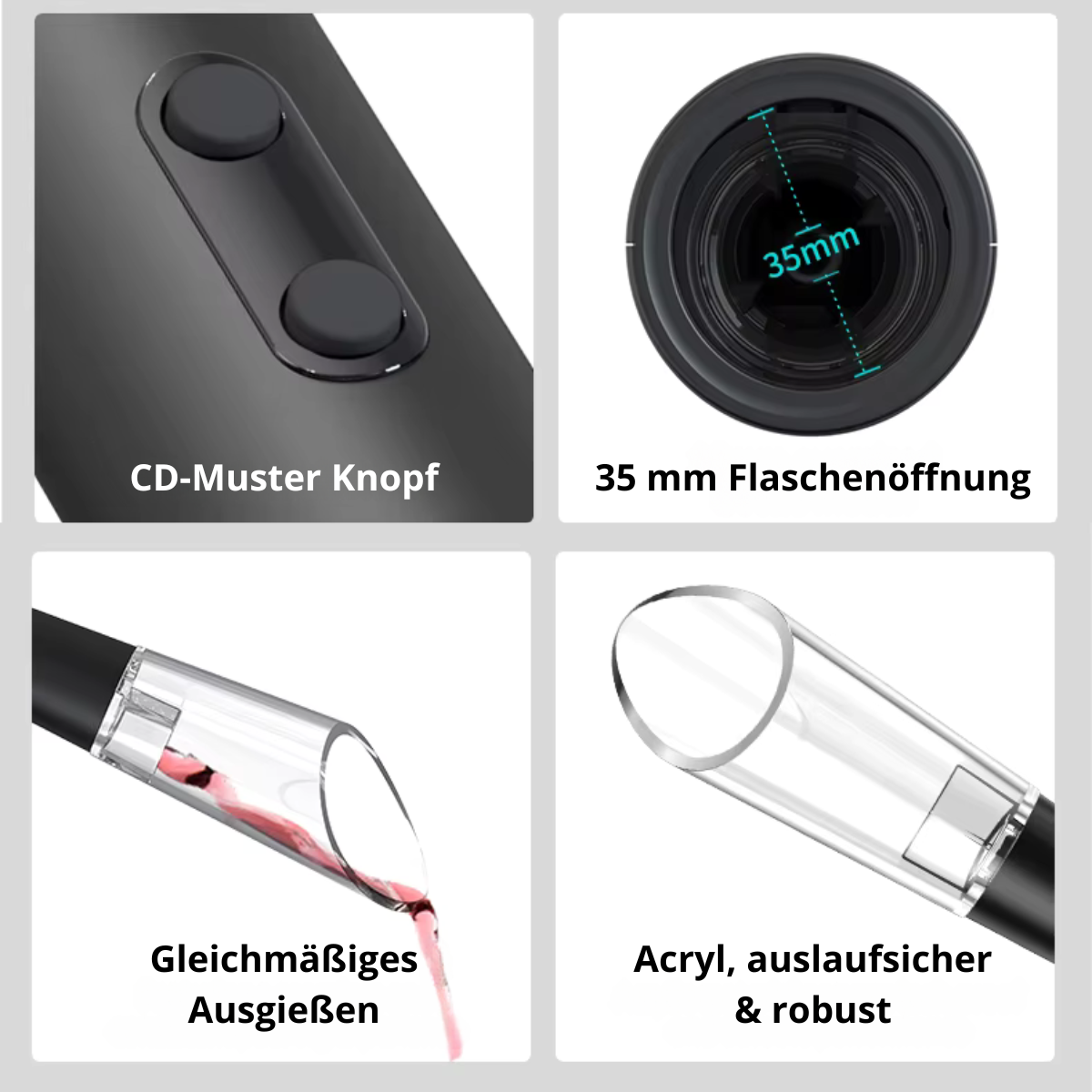Elektrischer Weinöffner Geschenkset