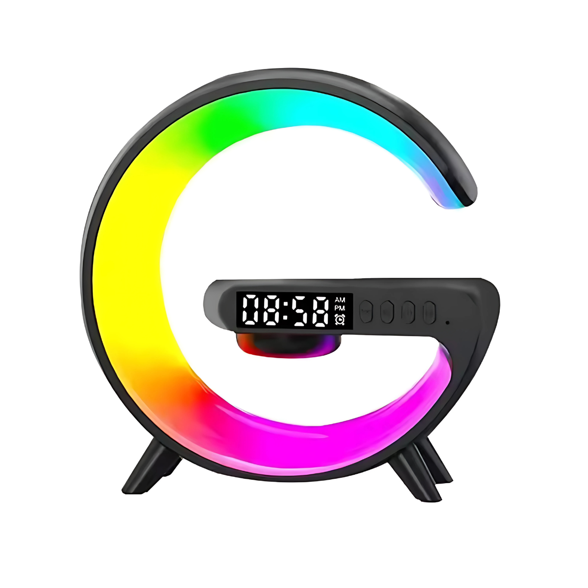 Kabellose Ladestation mit Lautsprecher & RGB-Licht