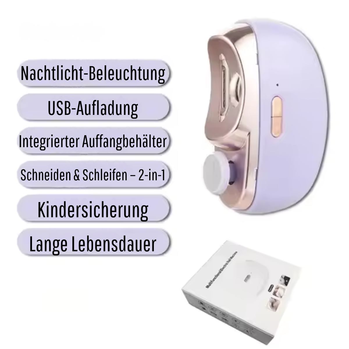 Elektrischer Nagelschneider