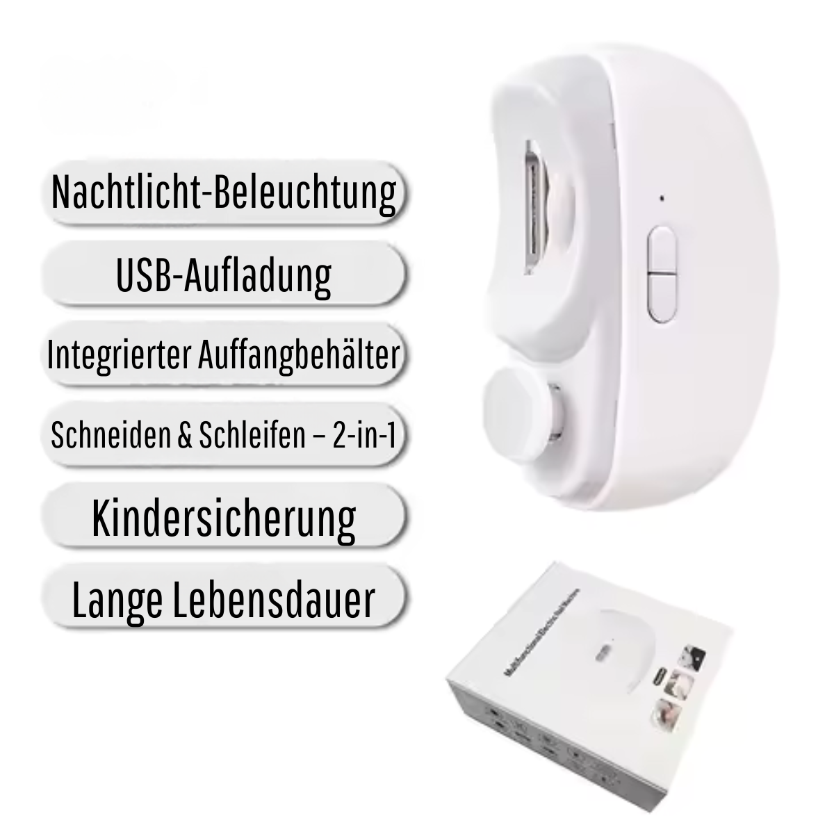 Elektrischer Nagelschneider