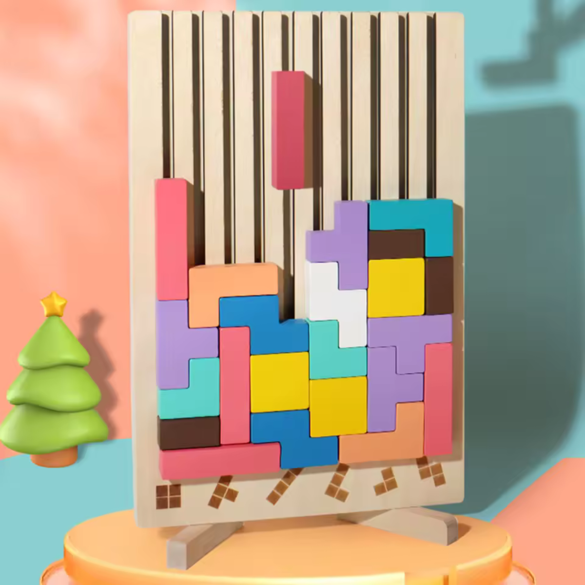 Holz Stapelspiel Puzzle