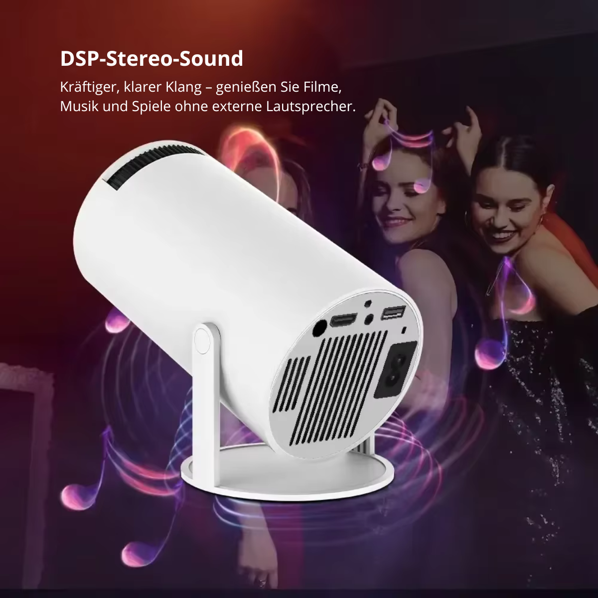 Projektor HY300 Mini Home Cinema 4K Wi-Fi