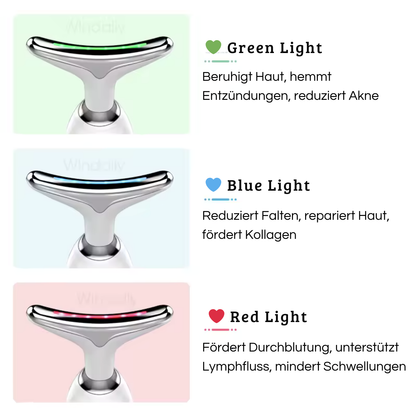 Ems Gesichtsmassagegerät mit Led