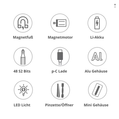 Elektrisches Präzisions-Set 51 in 1